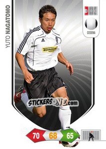Sticker Yuto Nagatomo - Calciatori 2010-2011. Adrenalyn XL n. 72 - Panini