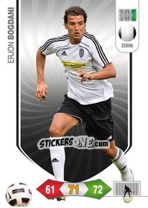 Sticker Erjon Bogdani - Calciatori 2010-2011. Adrenalyn XL n. 80 - Panini