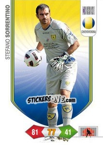 Figurina Stefano Sorrentino - Calciatori 2010-2011. Adrenalyn XL - Panini