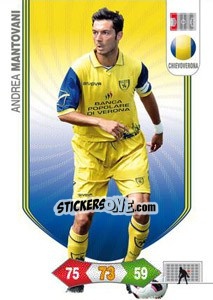 Sticker Andrea Mantovani - Calciatori 2010-2011. Adrenalyn XL n. 89 - Panini
