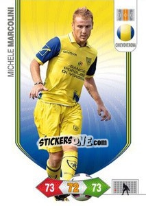 Sticker Michele Marcolini - Calciatori 2010-2011. Adrenalyn XL n. 91 - Panini