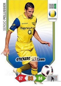 Sticker Sergio Pellissier - Calciatori 2010-2011. Adrenalyn XL n. 94 - Panini