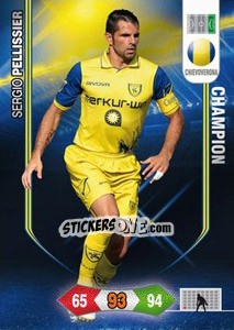 Sticker Sergio Pellissier - Calciatori 2010-2011. Adrenalyn XL n. 96 - Panini