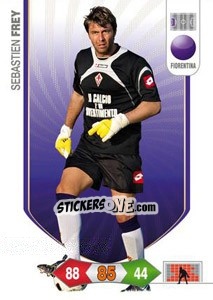 Sticker Sebastien Frey - Calciatori 2010-2011. Adrenalyn XL n. 99 - Panini