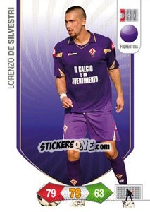 Figurina Lorenzo De Silvestri - Calciatori 2010-2011. Adrenalyn XL - Panini