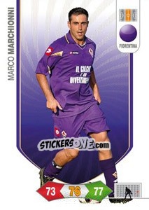 Sticker Marco Marchionni - Calciatori 2010-2011. Adrenalyn XL n. 106 - Panini