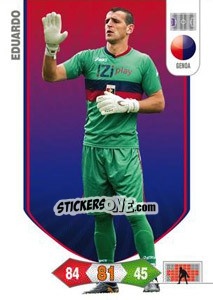 Sticker Eduardo - Calciatori 2010-2011. Adrenalyn XL n. 113 - Panini