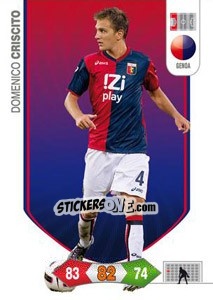 Sticker Domenico Criscito - Calciatori 2010-2011. Adrenalyn XL n. 114 - Panini