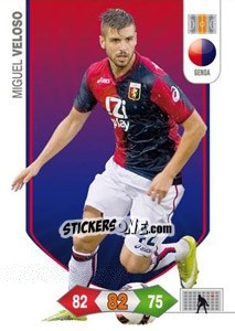 Sticker Miguel Veloso - Calciatori 2010-2011. Adrenalyn XL n. 118 - Panini
