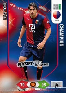 Sticker Luca Toni - Calciatori 2010-2011. Adrenalyn XL n. 124 - Panini