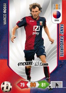 Sticker Marco Rossi - Calciatori 2010-2011. Adrenalyn XL n. 125 - Panini