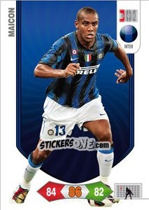 Sticker Maicon - Calciatori 2010-2011. Adrenalyn XL - Panini