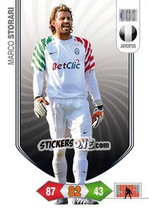Sticker Marco Storari - Calciatori 2010-2011. Adrenalyn XL n. 141 - Panini