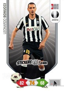 Sticker Leonardo Bonucci - Calciatori 2010-2011. Adrenalyn XL n. 144 - Panini