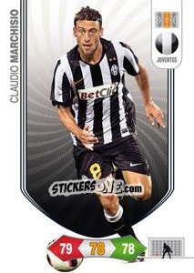 Sticker Claudio Marchisio - Calciatori 2010-2011. Adrenalyn XL n. 146 - Panini