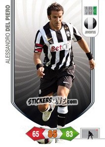 Figurina Alessandro Del Piero - Calciatori 2010-2011. Adrenalyn XL - Panini