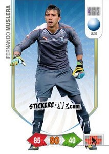 Sticker Fernando Muslera - Calciatori 2010-2011. Adrenalyn XL n. 155 - Panini