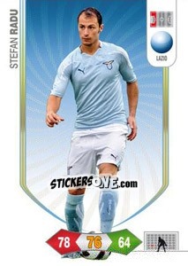 Sticker Stefan Radu - Calciatori 2010-2011. Adrenalyn XL n. 158 - Panini