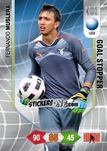 Sticker Fernando Muslera - Calciatori 2010-2011. Adrenalyn XL n. 168 - Panini