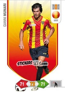 Figurina Gianni Munari - Calciatori 2010-2011. Adrenalyn XL - Panini