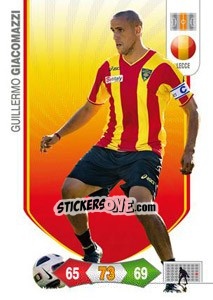 Sticker Guillermo Giacomazzi - Calciatori 2010-2011. Adrenalyn XL n. 176 - Panini
