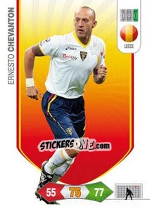 Sticker Ernesto Chevanton - Calciatori 2010-2011. Adrenalyn XL n. 177 - Panini
