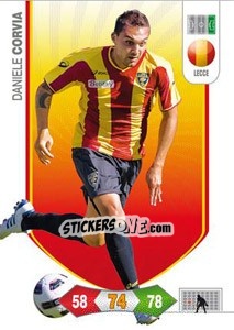 Sticker Daniele Corvia - Calciatori 2010-2011. Adrenalyn XL n. 179 - Panini