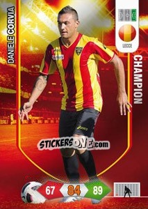 Sticker Daniele Corvia - Calciatori 2010-2011. Adrenalyn XL n. 180 - Panini