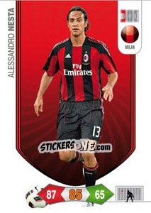 Sticker Alessandro Nesta - Calciatori 2010-2011. Adrenalyn XL n. 184 - Panini