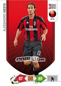 Figurina Alessandro Nesta - Calciatori 2010-2011. Adrenalyn XL - Panini