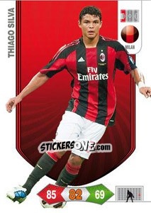 Figurina Thiago Silva - Calciatori 2010-2011. Adrenalyn XL - Panini