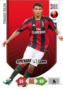 Sticker Thiago Silva - Calciatori 2010-2011. Adrenalyn XL n. 185 - Panini