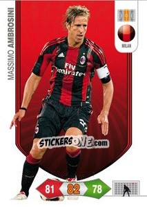 Sticker Massimo Ambrosini - Calciatori 2010-2011. Adrenalyn XL - Panini