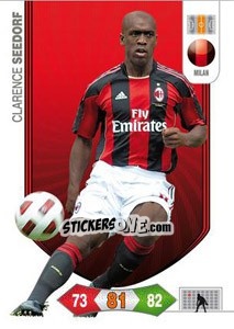 Sticker Clarence Seedorf - Calciatori 2010-2011. Adrenalyn XL n. 190 - Panini