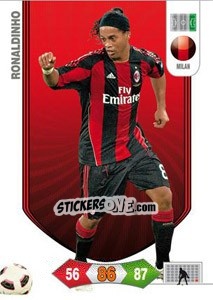 Sticker Ronaldinho - Calciatori 2010-2011. Adrenalyn XL n. 192 - Panini