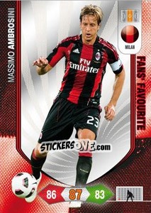 Sticker Massimo Ambrosini - Calciatori 2010-2011. Adrenalyn XL - Panini