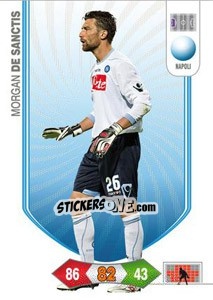 Sticker Morgan De Sanctis - Calciatori 2010-2011. Adrenalyn XL - Panini