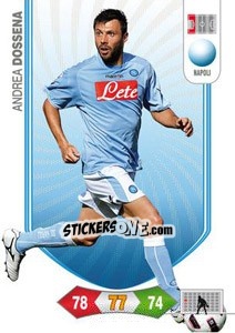 Sticker Andrea Dossena - Calciatori 2010-2011. Adrenalyn XL n. 200 - Panini