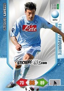 Sticker Ezequiel Lavezzi - Calciatori 2010-2011. Adrenalyn XL - Panini