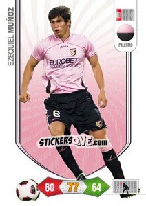 Figurina Ezequiel Muñoz - Calciatori 2010-2011. Adrenalyn XL - Panini