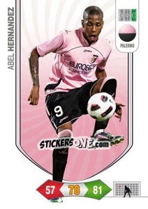 Sticker Abel Hernandez - Calciatori 2010-2011. Adrenalyn XL n. 220 - Panini