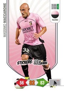 Sticker Massimo Maccarone - Calciatori 2010-2011. Adrenalyn XL n. 221 - Panini