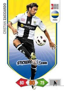 Sticker Cristian Zaccardo - Calciatori 2010-2011. Adrenalyn XL n. 226 - Panini