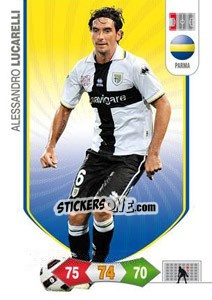Sticker Alessandro Lucarelli - Calciatori 2010-2011. Adrenalyn XL n. 227 - Panini