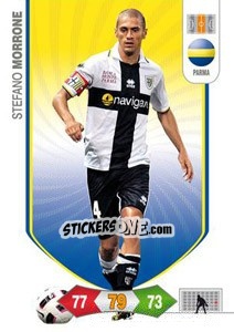 Sticker Stefano Morrone - Calciatori 2010-2011. Adrenalyn XL n. 231 - Panini
