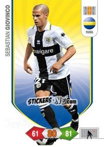 Sticker Sebastian Giovinco - Calciatori 2010-2011. Adrenalyn XL n. 232 - Panini