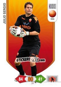 Sticker Julio Sergio - Calciatori 2010-2011. Adrenalyn XL - Panini