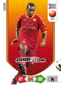 Sticker Juan - Calciatori 2010-2011. Adrenalyn XL n. 240 - Panini