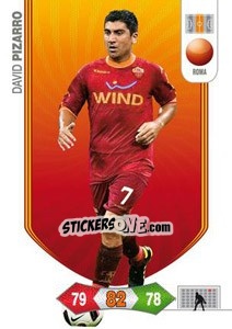 Figurina David Pizarro - Calciatori 2010-2011. Adrenalyn XL - Panini