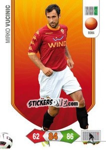 Figurina Mirko Vucinic - Calciatori 2010-2011. Adrenalyn XL - Panini